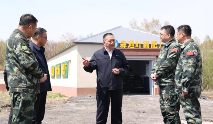 吳慶軍到通北、綏棱局公司調(diào)研檢查