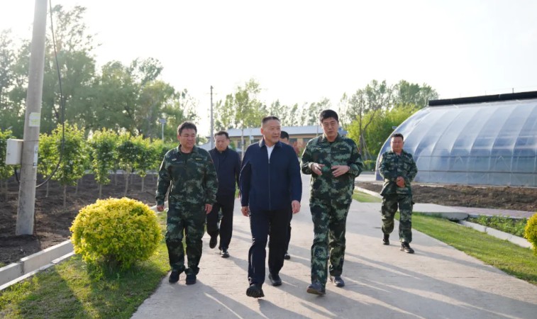 吳慶軍到山河屯局公司調研檢查